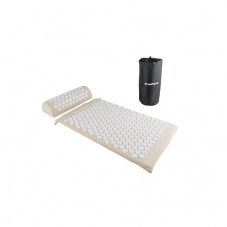 Punktimassaaži matt  ja padi Tunturi Acupressure Mat And Pillow, Beige
