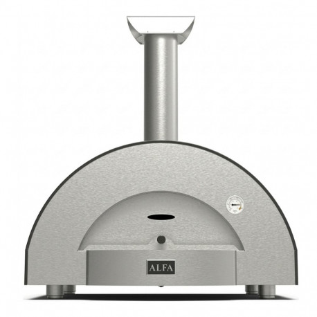 "Alfa Forni Classico 2 Pizze Hybrid Schiefer Grau"