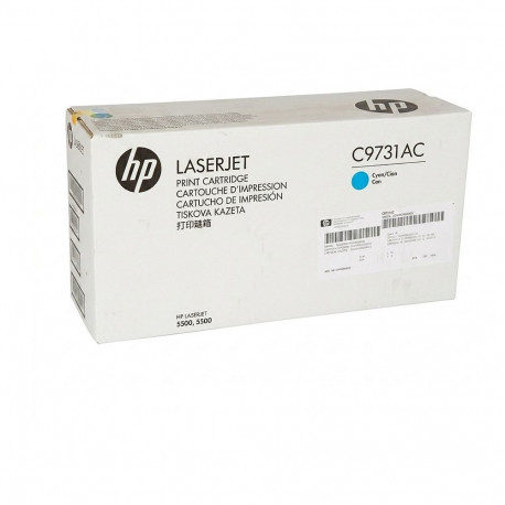 "HP Tonerpatrone - Contract - C9731AC - No.645A - cyan - 12.000Seiten"
