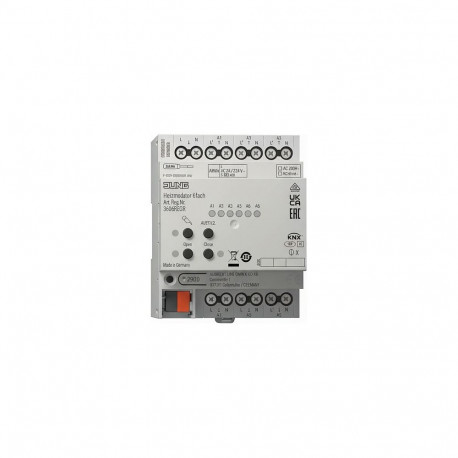 Jung 36006 1S R KNX 6-kanaliga kütteaktuaator regulaatoriga