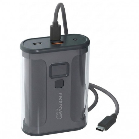 RealPower PB-10000 akupank, 10000mAh, 35 Watt PD