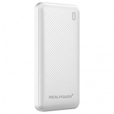 "REALPOWER PB-10000 SSB,10.000mAh,Feststoffbatterie,weiss"