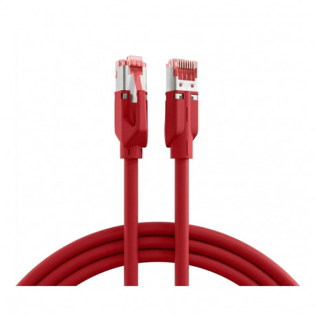 "EFB RJ45 Patchkabel Cat.6A S/FTP LSZH Draka UC900 TM21 rot 0,25m"
