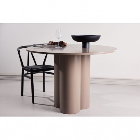 Söögilaud OLIVIA ⌀110 cm, tumepruun