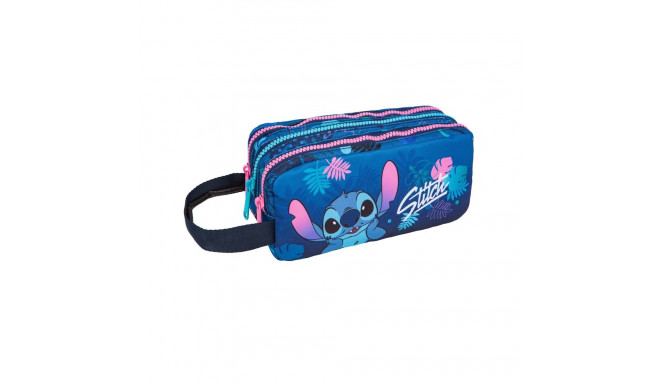 PENCIL CASE CORE BETA STITCH WITH 3 ZIP