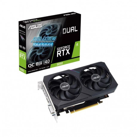 Asus Graphics Card||NVIDIA GeForce RTX 3050|8 GB|GDDR6|128 bit|PCIE 4.0 16x|Dual Slot Fansink|1xDVI-