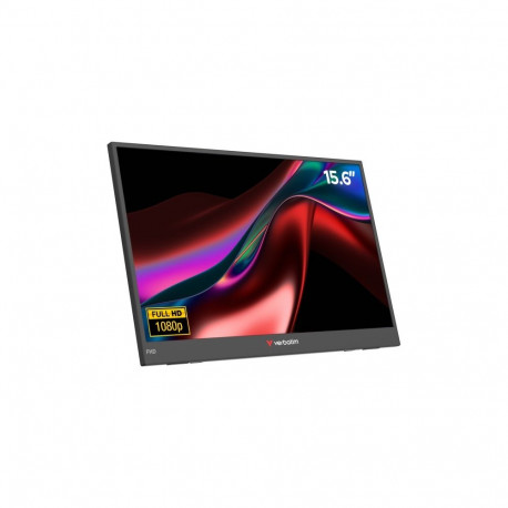 Verbatim 32401 Portable Monitor LIGHT 15.6'' IPS FHD 1920x1080 10ms 250cd/m2 60Hz, Black