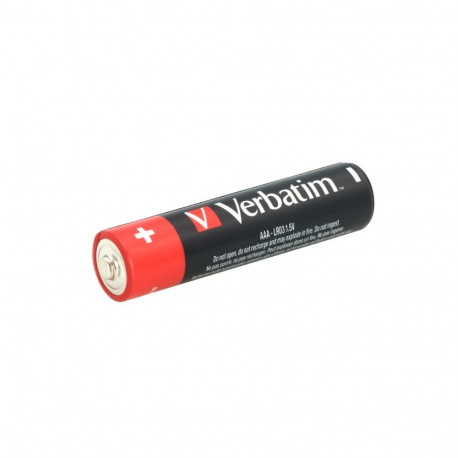 Verbatim 49500 Alkaline Batteries AAA LR03 (4 pcs/Pack)