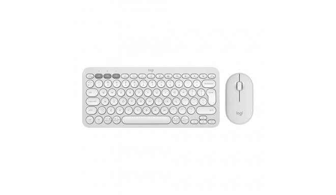 KEYBOARD +MOUSE COMBO PEBBLE 2/WHITE 920-012240 LOGITECH