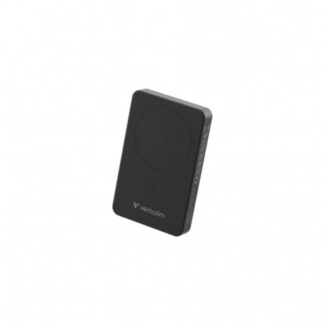 Verbatim 32227 Charge 'n' Go Essentials Magnetic Wireless Power Bank 10000mAh, Black