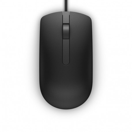 Computer Mouse - Dell MS116 Optical 1000 DPI USB Type-A 1.8m Cable Black