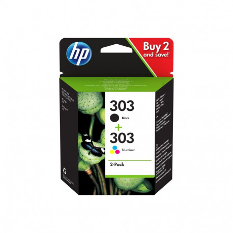 HP 303 Black/Tri - Color Original Ink Cartridge 2-Pack
