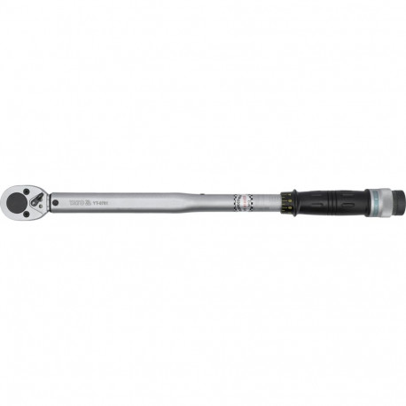 Yato YT-0761 pöördemomendi mutter, 1/2", 40-210 Nm, ±3 %, CRV 6140, PVC käepide, GRF