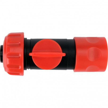 Yato quick coupling with valve YT-89078, 3/4" 19.0mm, ABS, PP, UV proof, water flow regulation