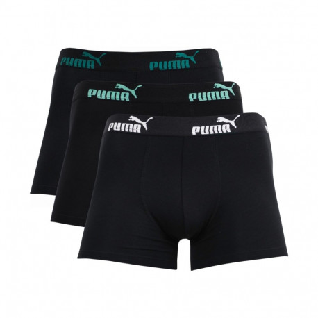 Bokserki męskie Puma 3-pack czarne 100003547 3732/004 020