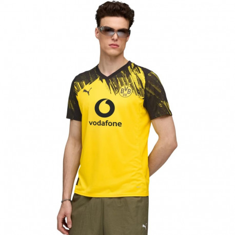 Puma meeste jalgpallisärk BVB kodumängu replika Faster 780088 01 S, kollane