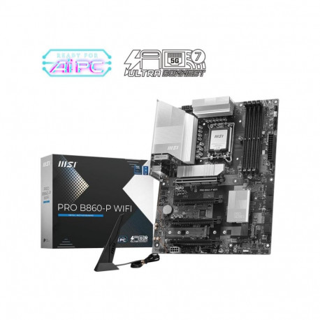MSI emaplaat PRO B860-P WIFI LGA1851 INTEL B860 DDR5 4711377286572