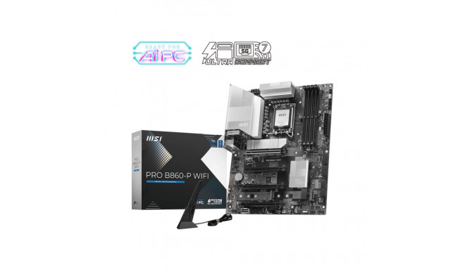 MSI emaplaat PRO B860-P WIFI LGA1851 INTEL B860 DDR5 4711377286572