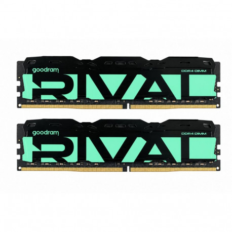PC memory DDR4 Rival Radiant 64GB (2*32)/3200 CL18 green