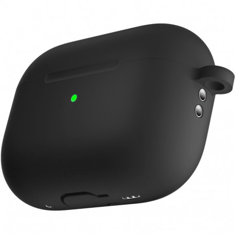 Airpods Pro 2 laadimiskarbiümbris Trendybay CBAP2-04, silikoon, must