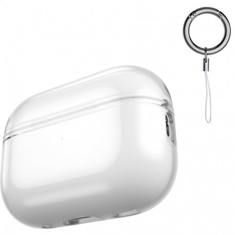 Airpods Pro 2 laadimiskarbiümbris Trendybay CBAP2-12, TPU, valge