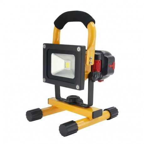 "Synergy 21 LED AKKU Baustrahler 10W gelb/kaltweiß slider"