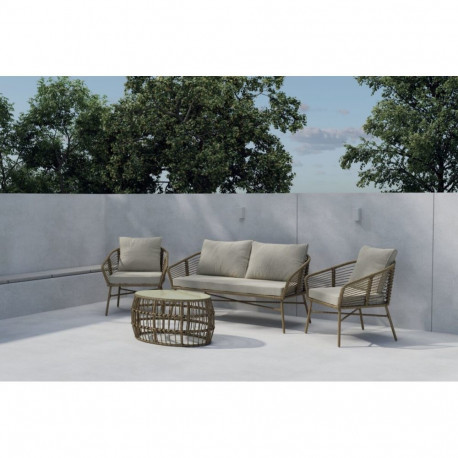 Lounge komplekt LIPARI, pruun