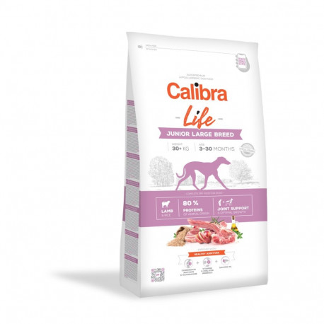 Calibra Life Junior Large Breed Lamb dog food 12kg
