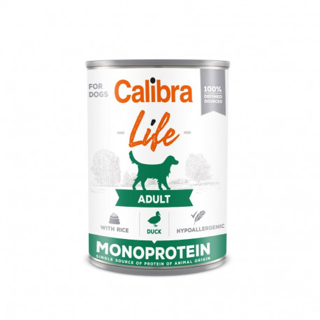 Calibra Life Adult Duck with Rice konserv koertele 400g
