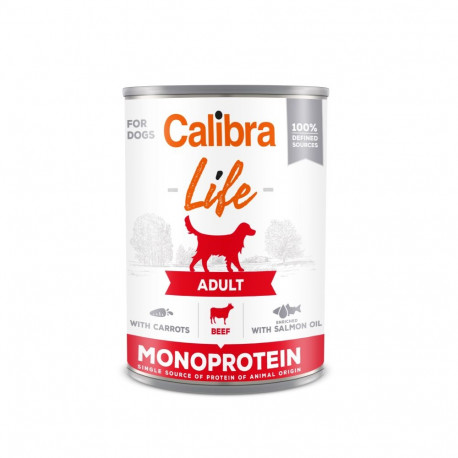 Calibra Life Adult Beef with Carrots konserv koertele 400g