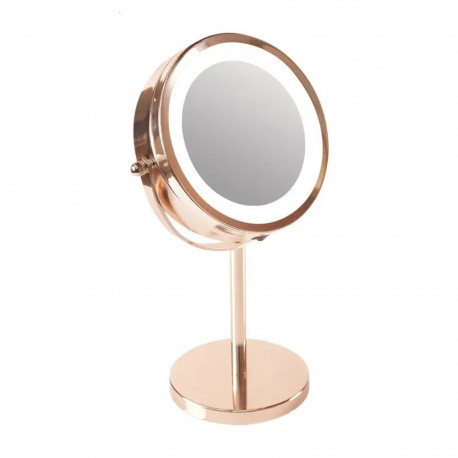 Rio Rose Gold kahepoolne LED-kosmeetikapeegel