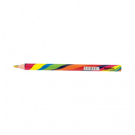 Pliiats 4-värvilise tuumaga jumbo, vikerkaar