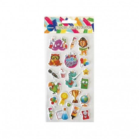 PUFFY DECORATION STICKERS 190X100MM