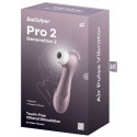 Satisfyer õhuimpulssvibraator Pro 2 Generation 2, lilla