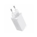 Baseus "GaN5 Pro wall charger 2xUSB-C + USB, 65W White"