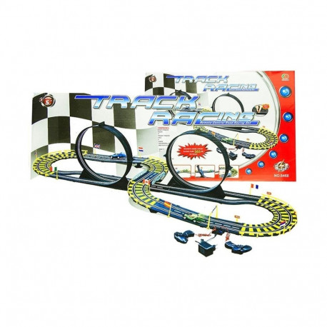 Track Racing autorada 565cm kahe autoga silmustega toiteplokiga