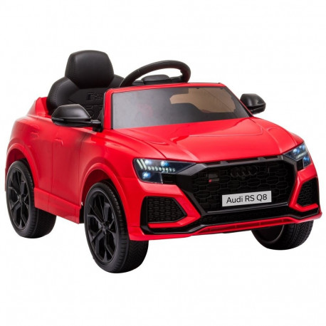 Audi akutoitel auto RS Q8 LED-tuled MP3-kaugjuhtimispult, punane