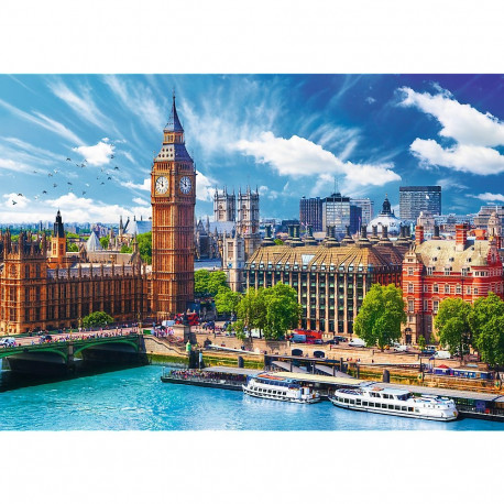 Puzzle - 500 - päikeseline London - Trefl 37329