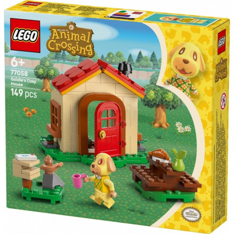 Klocki animal crossing 77058 przytulny dom goldie