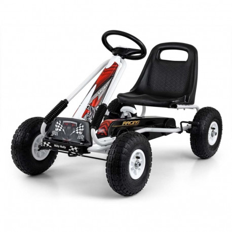 Gokart na pedały thor biały