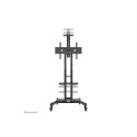 NEOMOUNTS Monitor/TV Mobile Floorstand 32inch-75inch 45kg VESA600x400 Height Adjust 103-153cm public