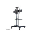 NEOMOUNTS Monitor/TV Mobile Floorstand 32inch-75inch 45kg VESA600x400 Height Adjust 103-153cm public