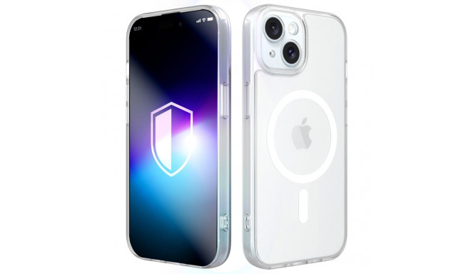 3mk Misty MagCase for iPhone 15 - white