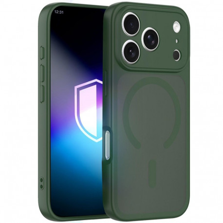 3mk Misty MagCase for iPhone 17 Pro - green