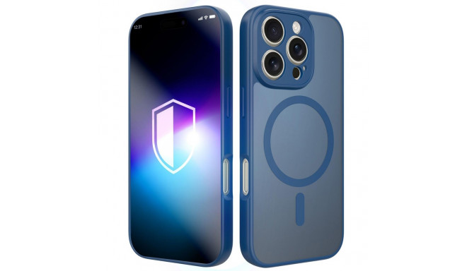 3mk Misty MagCase for iPhone 16 Pro - Blue