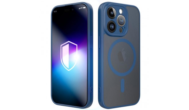 3mk Misty MagCase for iPhone 15 Pro Max - Blue