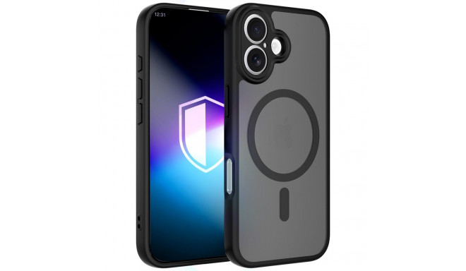 3mk Misty MagCase for iPhone 16 - Black