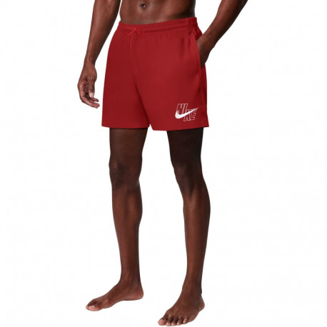 Nike ujumispüksid NESSG574 614 logo lap 5" volley XL, punane
