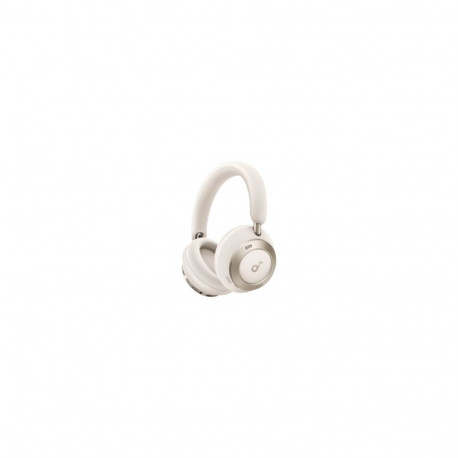 Anker Soundcore  Foldable  Space One Pro  Bluetooth  Over-ear  Microphone  Wireless  Cream White