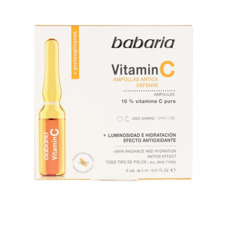 BABARIA ampullid C-vitamiini ja antioksüdantse kaitsega 5x2ml